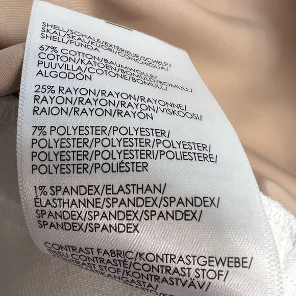 Liverpool Maternity Jeans 8 White Crop Over Belly Straight Rolled Leg Stretch - Picture 15 of 16